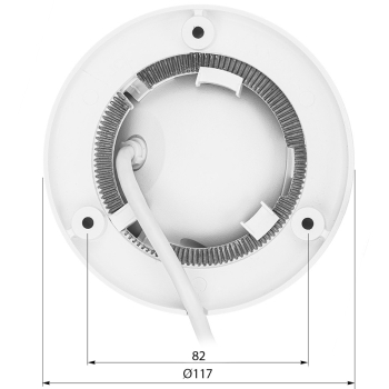 KAMERA IP TC-C38XQ SPEC:I3W/E/Y/2.8MM/V4.2 - 8 Mpx 4K UHD 2.8 mm TIANDY
